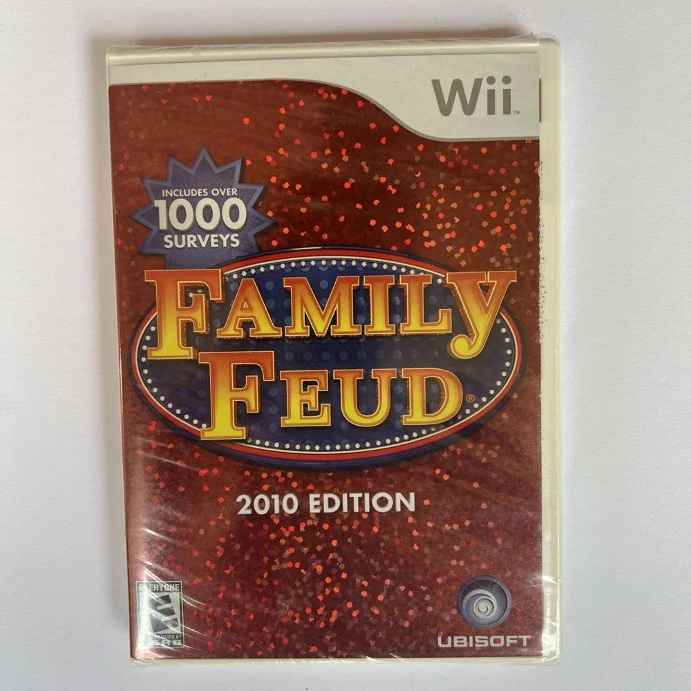 Nintendo Wii Game Lot 6 Games 3 NEW Sealed Complete CIB Family Feud Cabela's